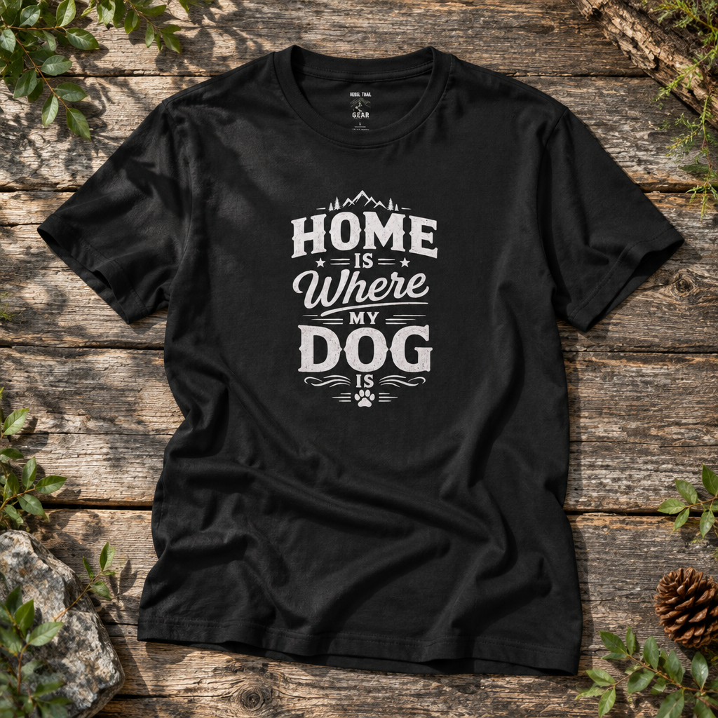 "Home Is Where My Dog Is" - Rebel Trail Gear T-Shirt