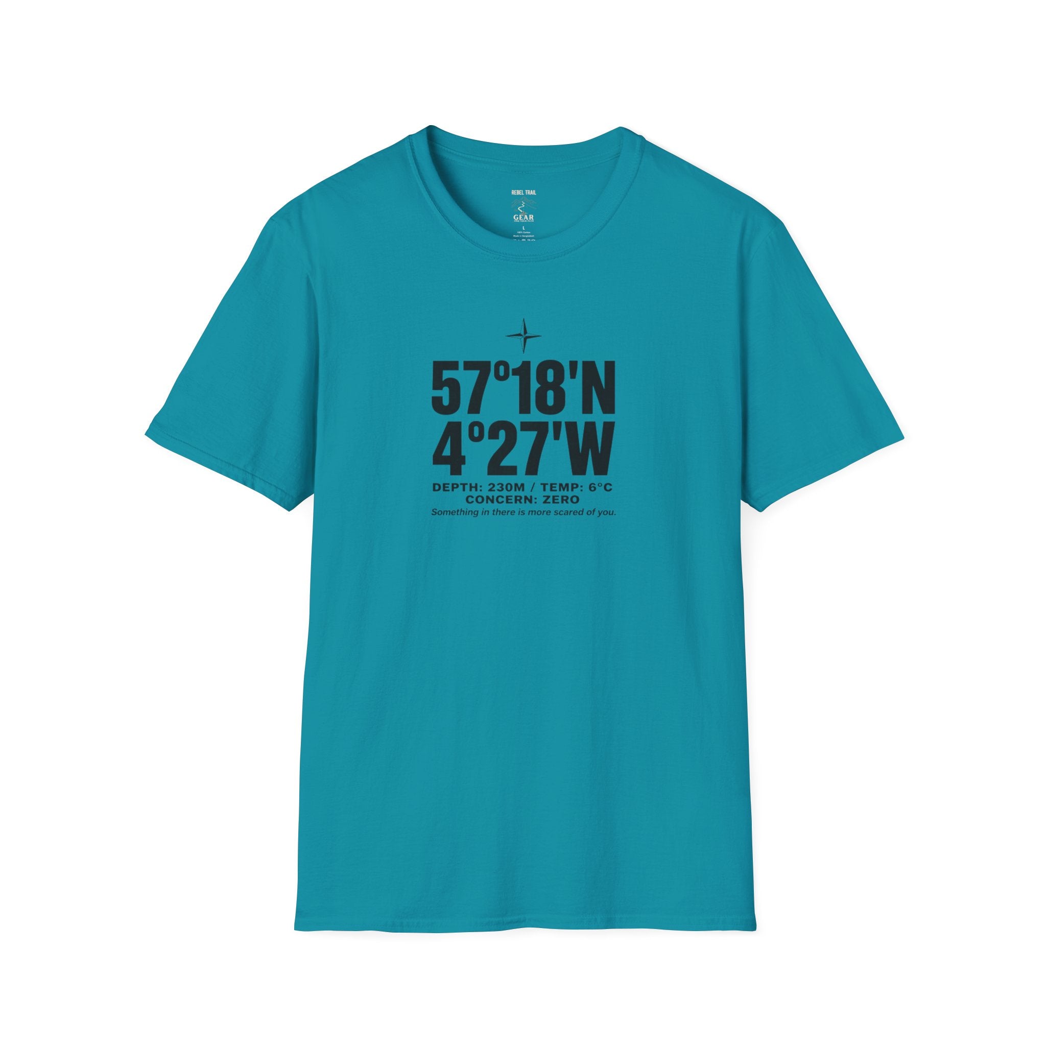 Coordinates T-Shirt — Loch Ness Latitude/Longitude Graphic Tee