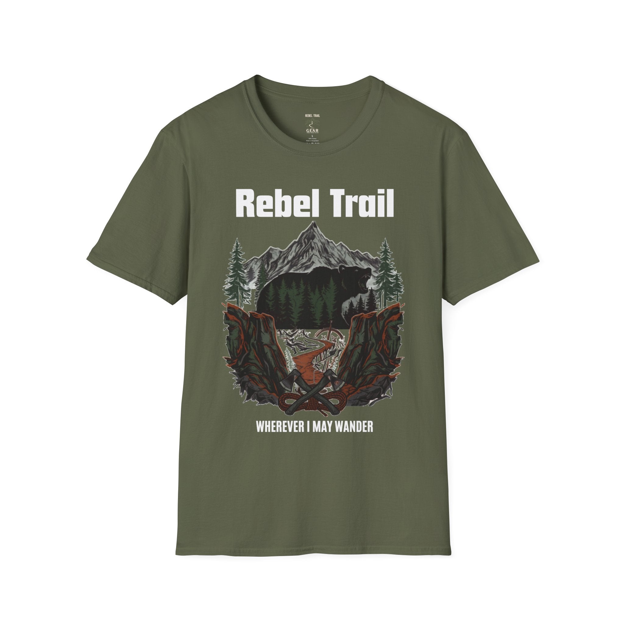 Special Edition - Rebel Trail T‑Shirt — Mountain Bear Adventure Graphic Tee