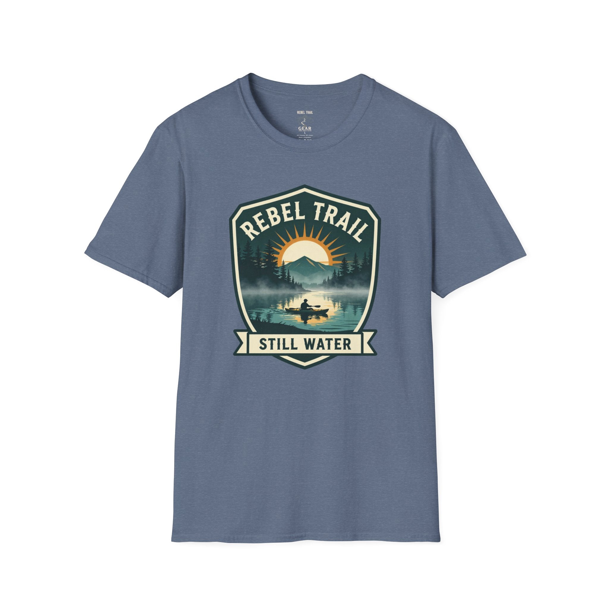 Rebel Trail Still Water T-Shirt — Outdoor Adventure Graphic Tee