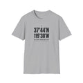 Coordinates T-Shirt — Yosemite Latitude/Longitude Graphic Tee