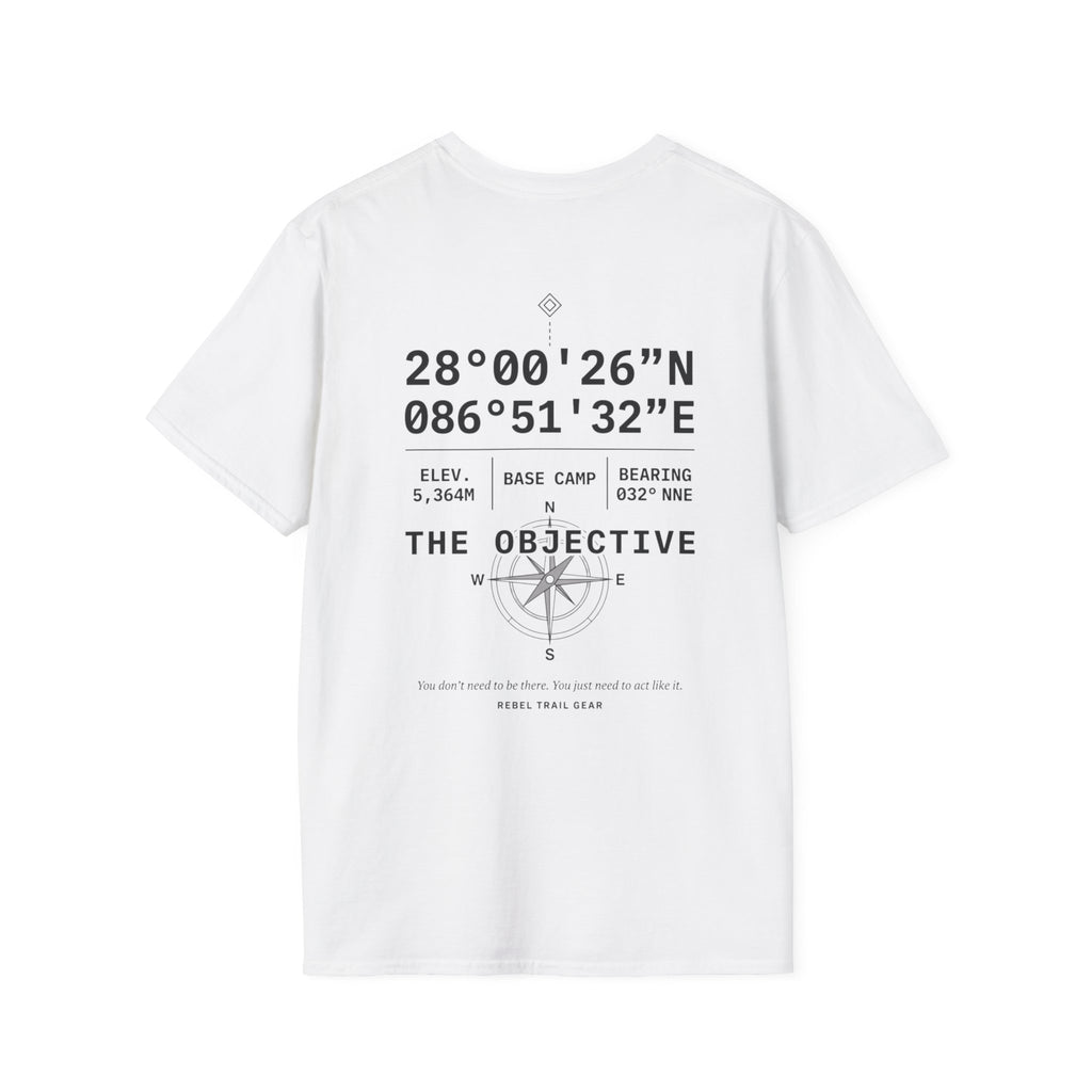 Adventure Arrowhead T‑Shirt — 'Find Your Trail' Minimal Outdoor Graphic