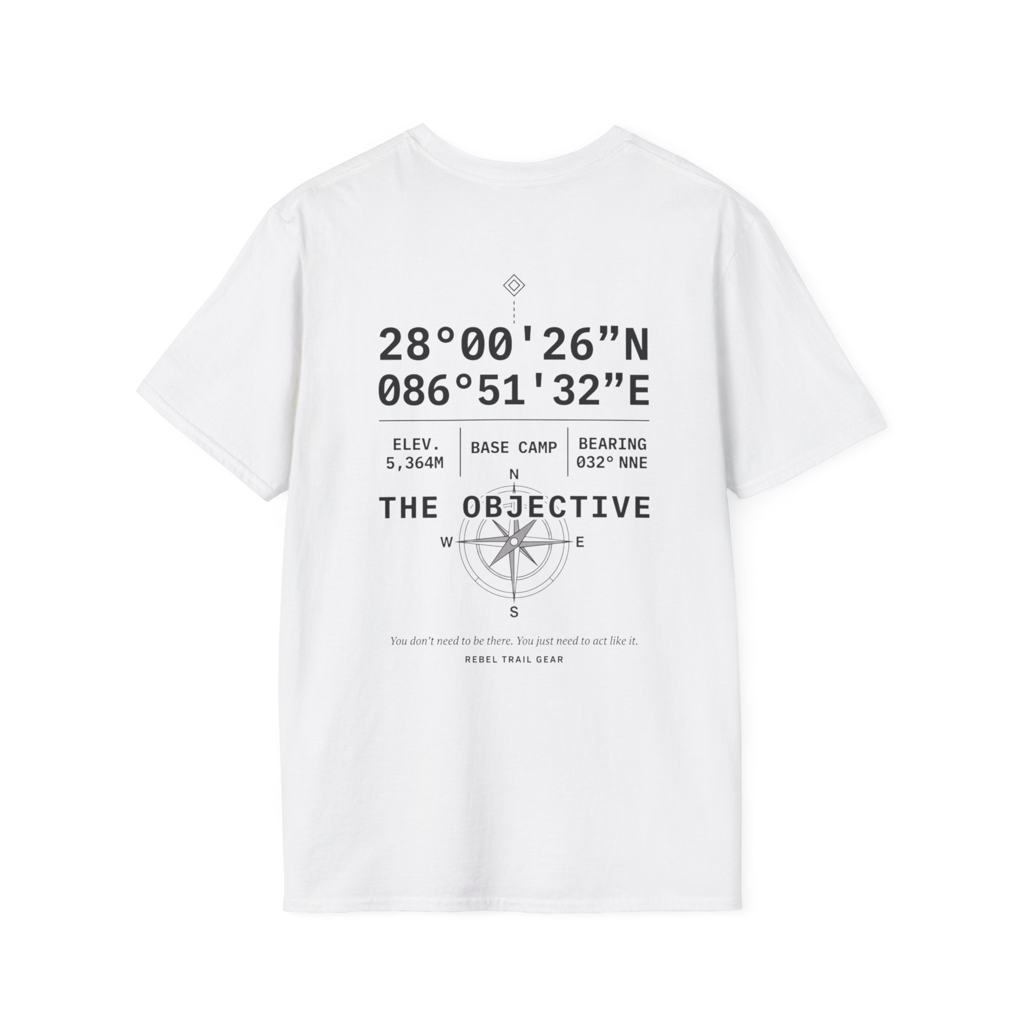 Adventure Arrowhead T‑Shirt — 'Find Your Trail' Minimal Outdoor Graphic