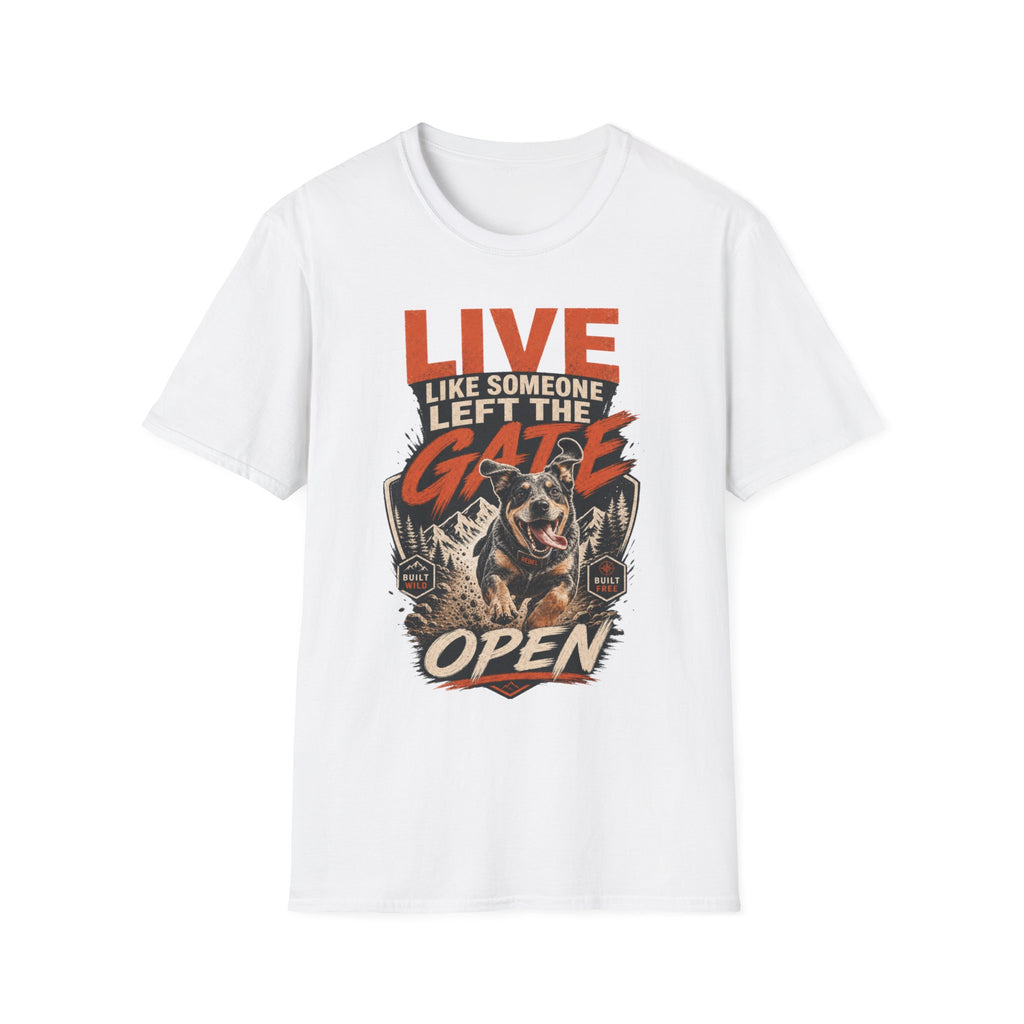 "Live Like Someone Left the Gate Open" - Rebel Trail Gear T-Shirt