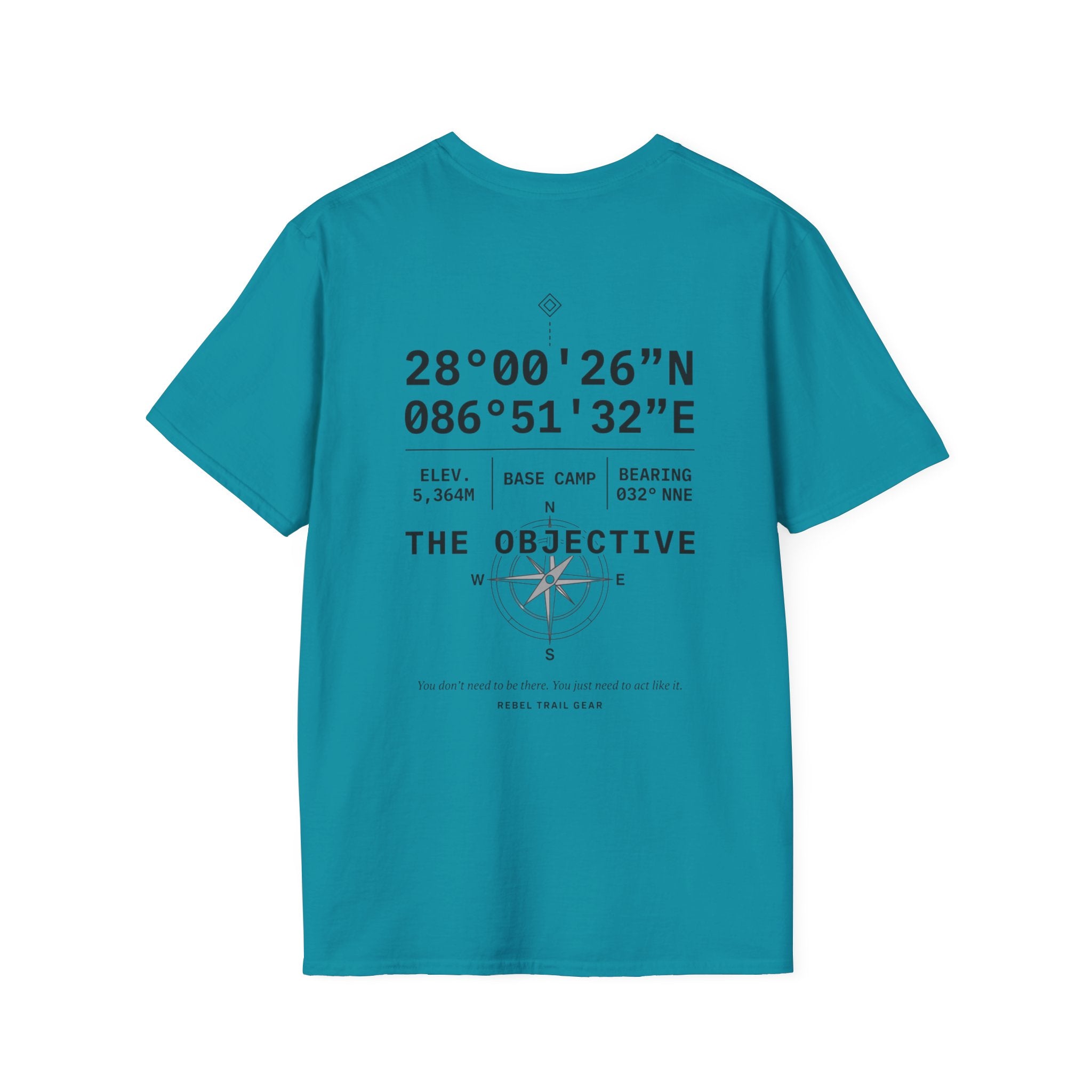 Adventure Arrowhead T‑Shirt — 'Find Your Trail' Minimal Outdoor Graphic