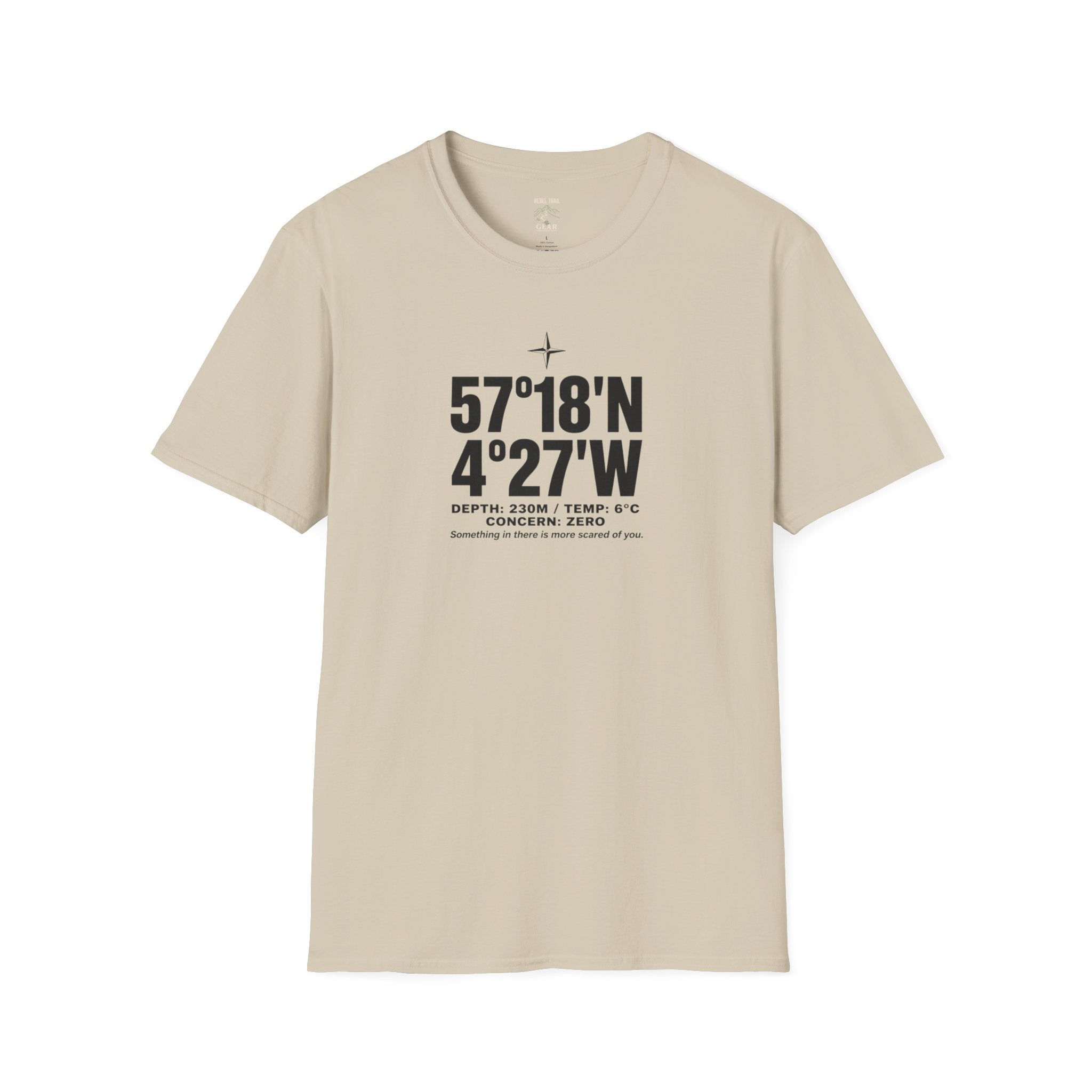 Coordinates T-Shirt — Loch Ness Latitude/Longitude Graphic Tee